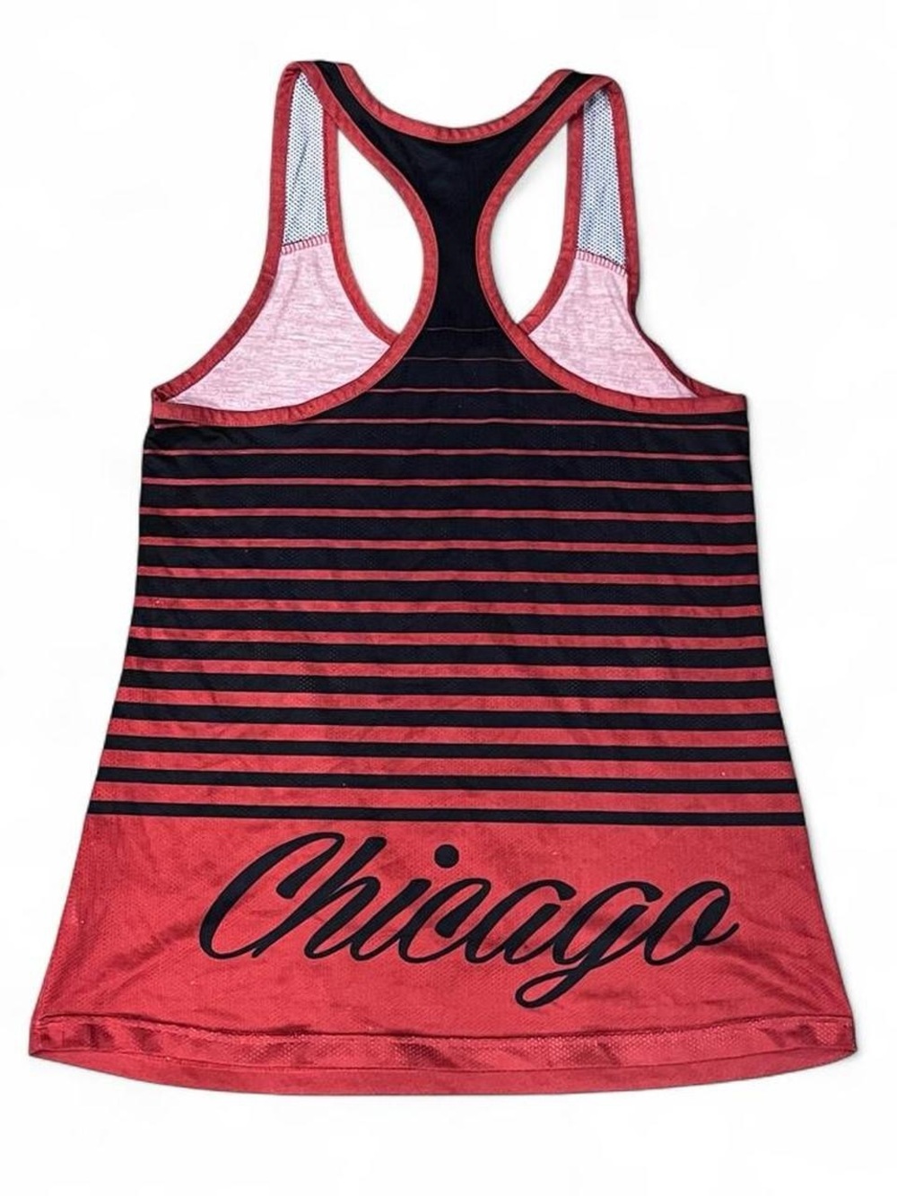Chicago Bulls Red Racerback Fan Tank Top - Picture 5 of 5
